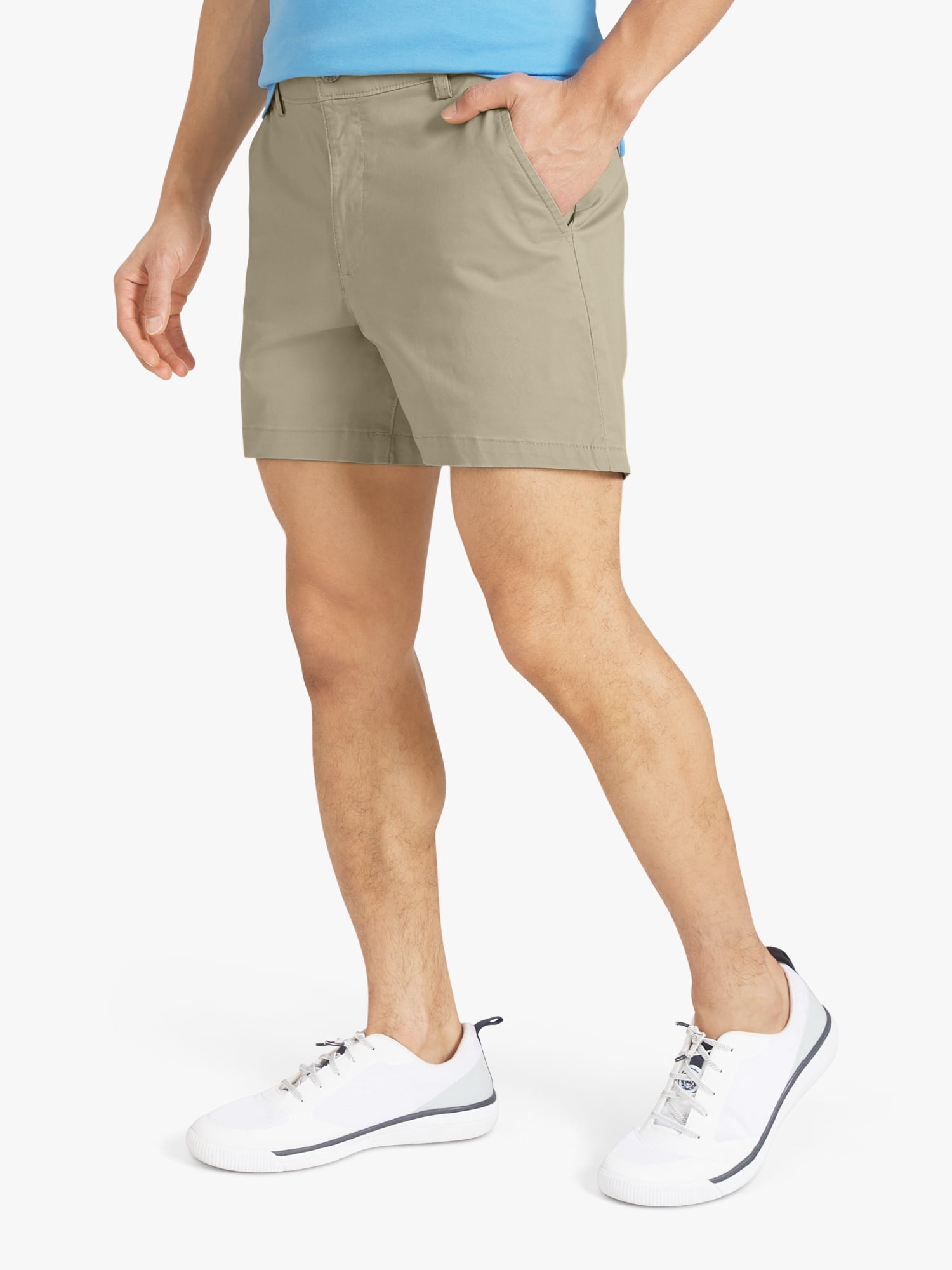 Chaps Men's & Big Men's Flat Front Shorts, Sizes 30-42, 5" Inseam