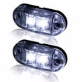 thumbnail image 4 of 5 luces LED posición laterales impermeables para camiones remolque 12 V-24 V () blancas, 4 of 6