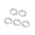 thumbnail image 4 of 5x Anillos porta servilletas Hebillas para servilletas Hebillas para servilletas de moda Porta servilletas para reuniones familiares Acción de Gracias Geométrico, 4 of 8