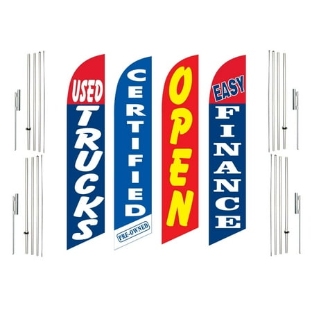 4 Swooper Flags With 4 Pole Kits Used Trucks Certified Pre Owned Open Easy Finance