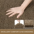 thumbnail image 4 of Alfombra de baño LOCHAS Luxury Shaggy de 60 x 150 cm, color canela, 4 of 7