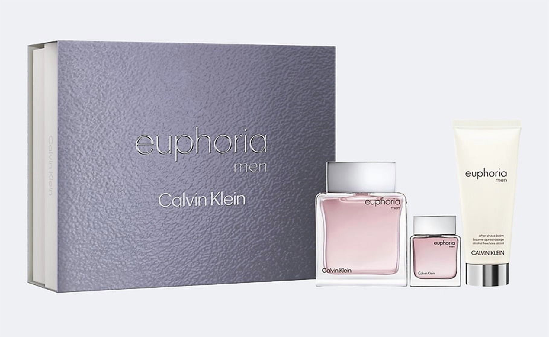 Calvin Klein Euphoria Men 3pc Gift Set, 3.3oz Spray, After Shave