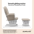 thumbnail image 4 of Storkcraft Hoop Glider and Ottoman, 4 of 12