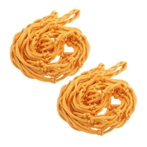 OUNONA 2pcs Nylon Mesh Hay Net Slow Feed Hay Bag for Horses and Livestock Feeding Net for Goats and Sheep Hanging Feeder and Farms