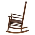 thumbnail image 4 of Shine Company Chaise Berçante en Bois Dur pour Porche Extérieur, Chêne, 4 of 8