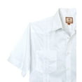 thumbnail image 3 of SUNINCANS Men's Traditional Short Sleeve Four Front Pocket and Vertical Pleats Guayabera Shirt M, 3 of 5