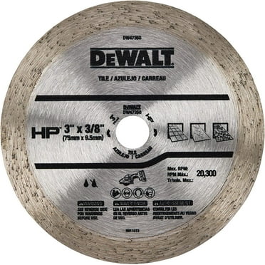 Dewalt 3IN Continuous HP Tile DW47350