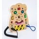 thumbnail image 2 of Tablero de actividades con interruptor de luz LED de madera para educación temprana para niños popular, juguete práctico de madera, 2 of 5