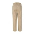 thumbnail image 3 of Bienzoe Girl's Cotton Slim Adjustable Waist School Uniform Pants Khaki 10, 3 of 4