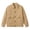 a01Khaki, variant on LODIENY Men Tweed Jacket Fleece Shacket Button Down Collared Jackets Warm Winter Coat Long Sleeve Fall Outerwear with Flap Pockets for Casual Daily Khaki XXL