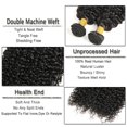 thumbnail image 4 of Ustar Abordable Ensemble de Cheveux Remy 100 % 1B Rabais Noir Jerry Curl 8 Pouces à 26 Pouces, 4 of 4