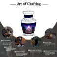 thumbnail image 6 of KARYLIZ Jesus Christ Keepsake Funeral Urns for Men & Women Adults - Multicolor Burial Urn for Ashes Adult Mom - Starry Night Keepsake Cremation Ash Holder - Urns for Ashes Adult Male & Female 3Inch, 6 of 7