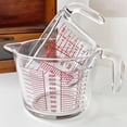 thumbnail image 2 of Glass Measuring Cups Set of 3 – 1/2/4 Cup, Heat Resistant, Dishwasher Safe, Raised Markings, 2 of 9