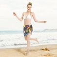 thumbnail image 5 of Geaub Dinosaurs in Space Women's Short Wrap Skirt, Beach Sun Protection Shawl, Swimsuit Bra, Swimwear Tunic, 5 of 7