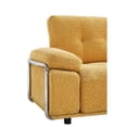 thumbnail image 6 of Leumius 89" Chenille Sofa Couch with Extra Deep Seats,Comfy 3 Seater Sofa Upholstered Couch for Living Room,Yellow, 6 of 8
