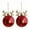 Red 016, variant on Neoyler 2 Pack Christmas Decorations Plastic Ornaments with Deer Head Design for Tree and Home Decor Suit Gift for Family 4.3in Red