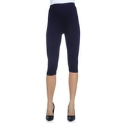 Women’s Maternity Over The Belly Capri Crop Support Leggings