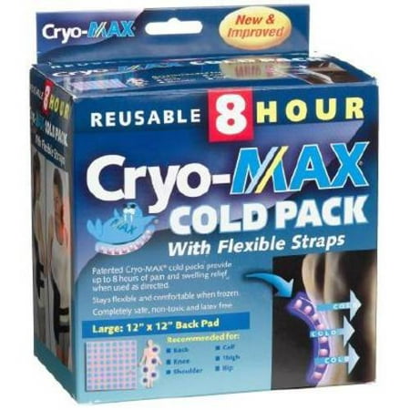 Cold Pack Cryo-Max® Back / Knee / Shoulder / Calf / Thigh / Hip Large 12 X 12 Inch