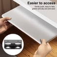 thumbnail image 4 of Visland 3 Pcs Under-Desk Laptop Storage Mount Strong Load-bearing High Stability Easy Installation Laptop Holder Notebook Storage Organizer, 4 of 8