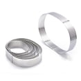 thumbnail image 2 of Anillos Perforados Para Pasteles, Moldes De Acero Inoxidable, Moldes Para Postres, Mousse, Torre De Queso, Herramientas Para Hornear En La Cocina, Paquete De 6, Redondo/Ovalado/Rectangular Guardurnaity HA023062-00, 2 of 2