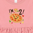 thumbnail image 4 of Inktastic Im Two Pizza Birthday Party Girls Baby Dress, 4 of 5