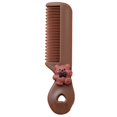 thumbnail image 1 of Cute Kids Hair Comb, Pink, Plastic, 4.5 Inch, Detangling Brush with Decorat, 1 of 8