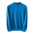 thumbnail image 2 of Men's Heavy Knit Turtleneck Pullover Sweater Winter Warmth Thermal Design, 2 of 5