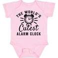 thumbnail image 3 of Inktastic The Worlds Cutest Alarm Clock Boys or Girls Baby Bodysuit, 3 of 5