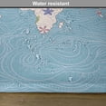thumbnail image 6 of Ambesonne Hippie Place Mats Set of 4, World Continents, Standard Size, Pale Blue White, 6 of 6