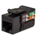 thumbnail image 1 of Conector Keystone Cat6 Rj45 Serie V-Max - Color Negro - (Paquete De 50), 1 of 3