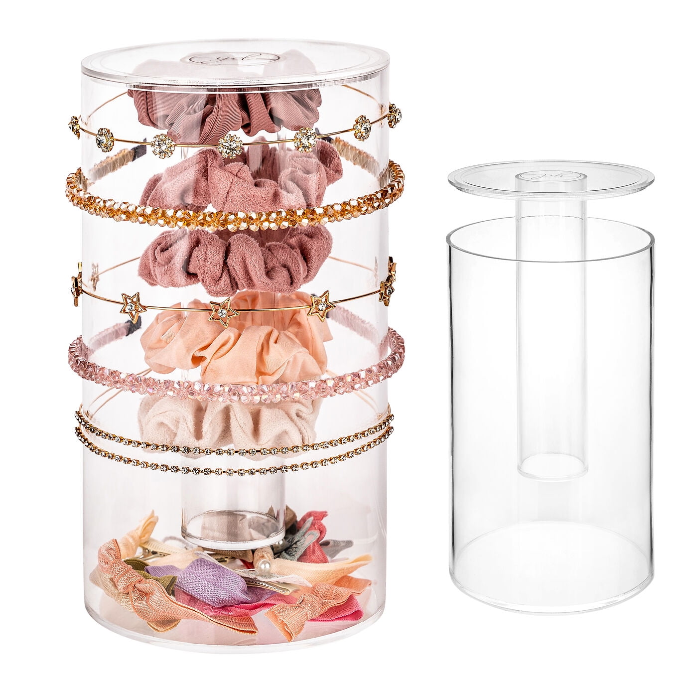 Frog Sac Jewelry Organizer, Clear Acrylic Bracelet and Necklace Holder, Headband Storage Organization, Hair Scrunchie Stand for Room, Wall Mounted