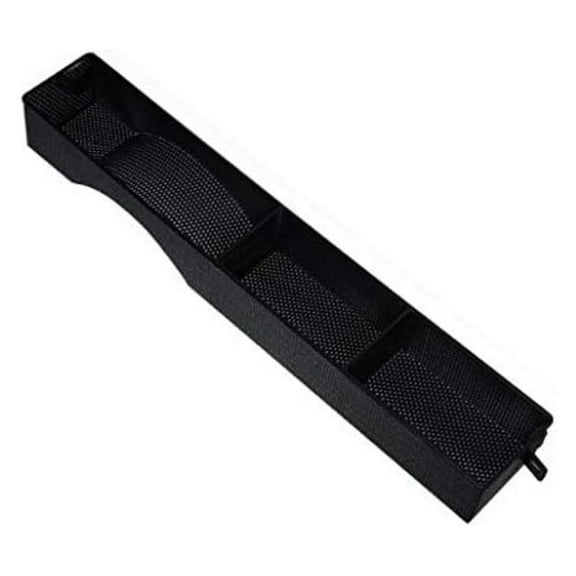 EZGO RXV Golf Cart Front Inner Storage Basket 2008  - Black Accessory - Personal Item Organizer - 38"L x 4"H x 5"W - Enhanced Golf Cart Storage