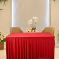 thumbnail image 4 of CanGonggg Champagne Orange Red 122x60x76cm Elastic Cover Outdoor Wedding Festival And Party Rectangular Elastic Tablecloth Christmas Decorations Table Clothes Oval Tablecloth 60 X 84 Outdoor Table, 4 of 6