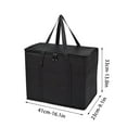 thumbnail image 3 of Fiudx Bolsa Térmica Plegable de Tela No Tejida, de Gran Capacidad, Ideal para Picnics Al Aire Libre, con Almacenamiento Hermético, Ligera y Fácil de Transportar, Ideal para Viajes., 3 of 7