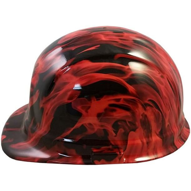 Burning Flames Small Skull Hydro Dipped Hard Hats Cap Style Walmart