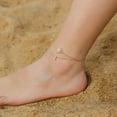 thumbnail image 5 of TINGN Ankle Bracelets for Women Initial Anklet Layered Sunflower Ankle Bracelets Initial Ankle Bracelets for Women Jewelry Gifts, 5 of 5