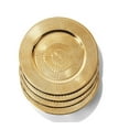 thumbnail image 5 of MEDALLION GOLD ELECTROPLATED CHARGER SET/4 13"D, 5 of 6