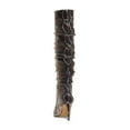 thumbnail image 5 of Vince Camuto Kashiana Mauve Multi Snake Fashion Stiletto Slouched Knee Boots (Mauve Multi Snake, 5), 5 of 5