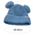 thumbnail image 5 of jiaroswwei Beanie Hat Bear Ears Shape Knitted Autumn Winter Windproof Warm Hat for Outdoor, 5 of 8