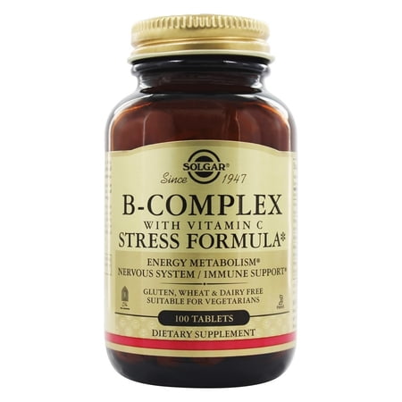 UPC 033984002005 product image for Solgar - B Complex with Vitamin C Stress Formula - 100 Tablets | upcitemdb.com
