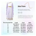 thumbnail image 5 of Girls Praise Dance Dress Party Princess Tulle Gown Halloween Cosplay Dress Elegant Robes, 5 of 5