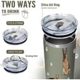 thumbnail image 5 of German Shepherd Dog Tumbler Vacuum Stainless Steel Insulated Coffee Travel Cup, Gift to Dad, Dog Mom,Dog Lovers, Dog Pattern Tumbler Mug for Hot and Cold Drinks, 5 of 6