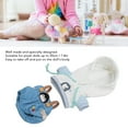 thumbnail image 4 of Ropa De Muñeca De Felpa, Trajes Con Capucha, Bricolaje, Cultivar La Imaginación, Ropa De Muñeca Reutilizable, Profesional Para Juegos De Rol, 4 of 8