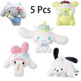 thumbnail image 1 of Sanrio-figura de Cosplay de Cinnamoroll, Pochacco, Kuromi, Pompón, Purin, Hello Kitty, modelo Kawaii, muñeco, adornos, regalos, 1 of 4