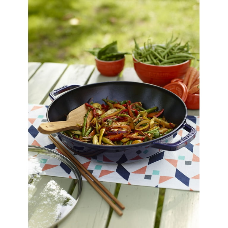 Staub - Cast Iron 4.5-qt Perfect Pan - Dark Blue