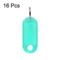thumbnail image 2 of Uxcell 50x20mm Plastic Key Tags with Split Keyring Green 10 Count, 2 of 4