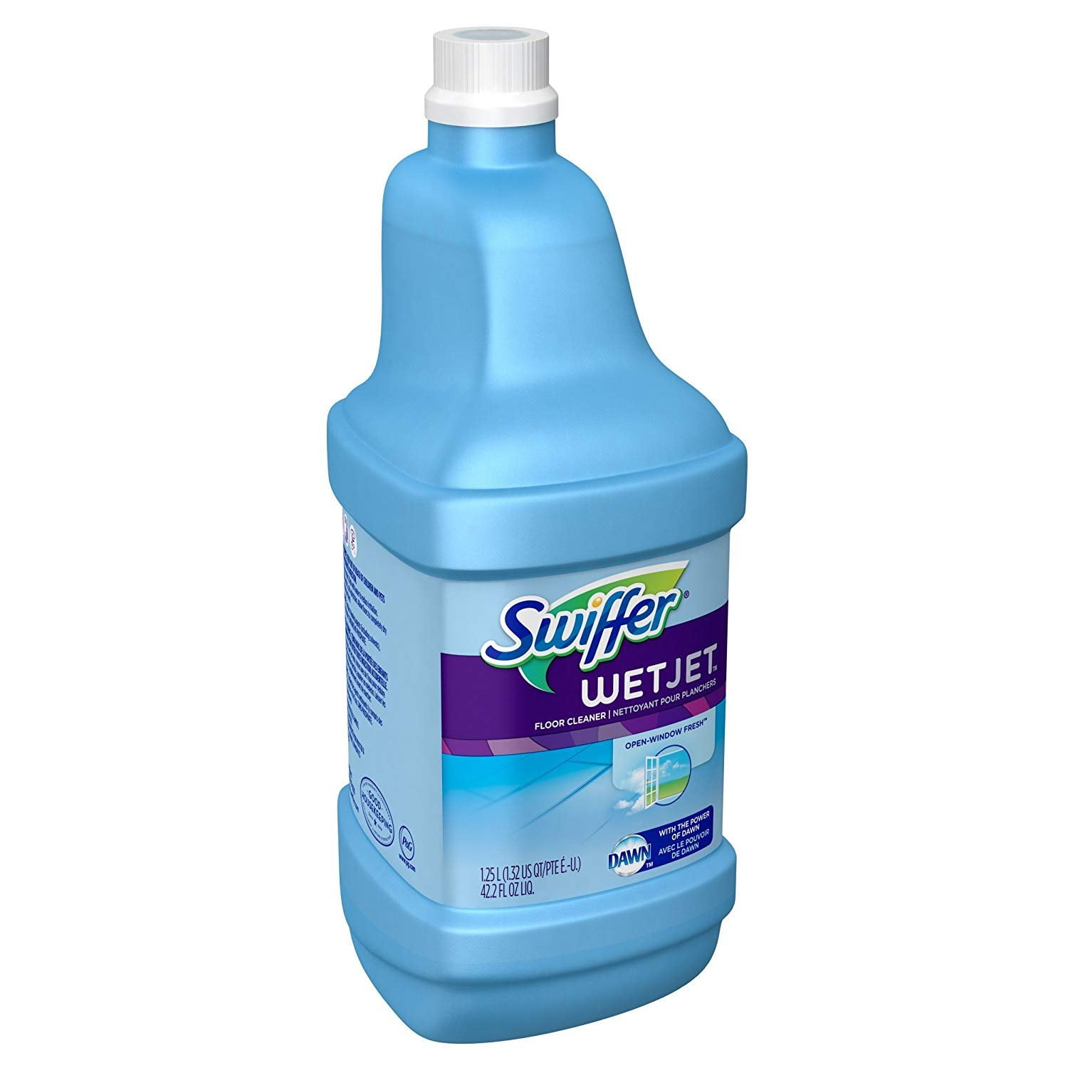 Swiffer 23679CT WetJet System Cleaning-Solution Refill, 1.25 Liter, Open  Window