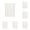 White4, variant on Planner Refill Paper B5 9 Holes, Squared Grid Notepaper Inserts for Ring Binder Journals, Diary, Notebook Refill Pages, Smooth Acid Free Paper for Daily Use