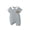 Light Gray, variant on Baby Boys Romper, Cute Bear Embroidered Short Sleeve Polo Collar Jumpsuit, Infant One-Piece for Summer