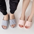 thumbnail image 6 of ibiyuan House Slippers for Men Archies Slides Womens Non Open Toe Womens Dressy Sandals Cute Summer Shoes for Men for Beach, 6 of 8